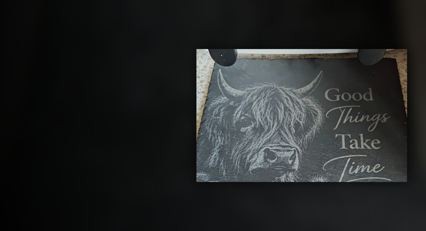 Cadarn engraved slate