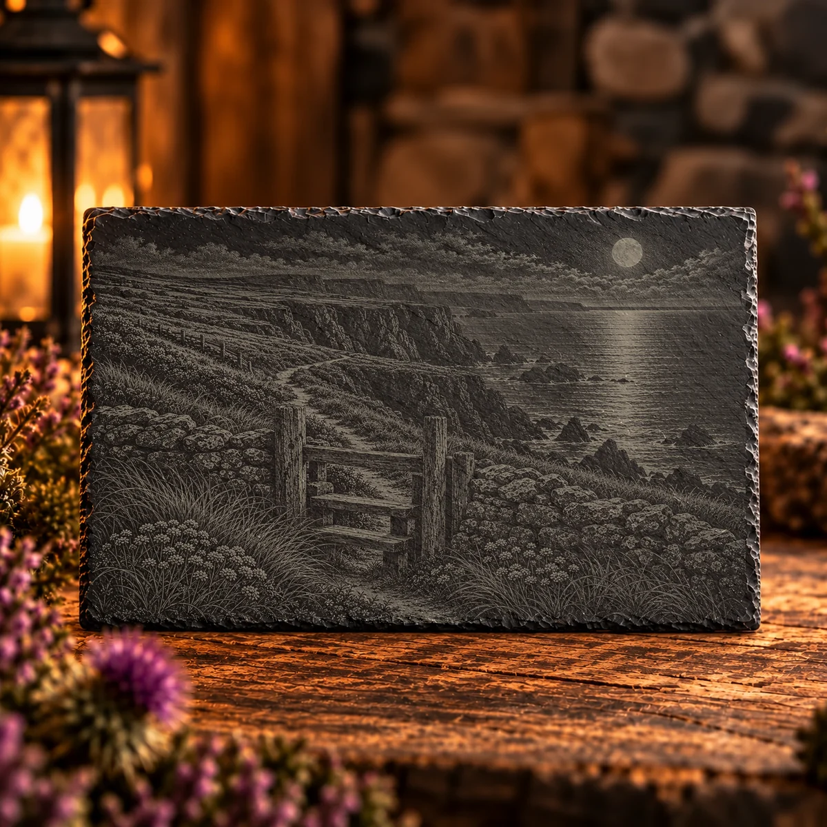 The Coastal Path Coastal Slate Art